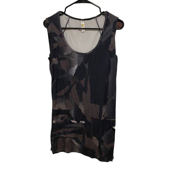 Lole camo abstract Black Mini workout Tank Dress small - Picture 1 of 4